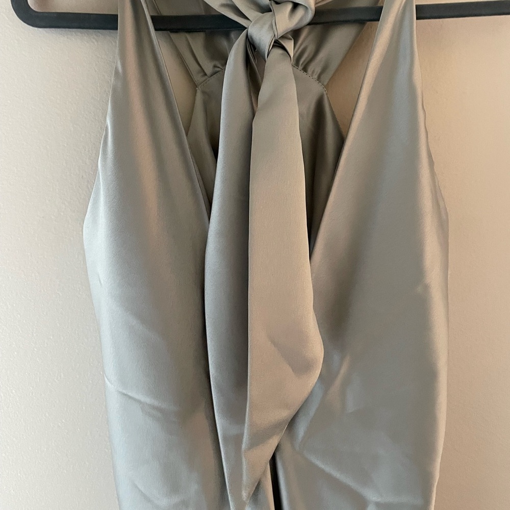 NWT Dessy Willow Green dress (NEVER WORN)
